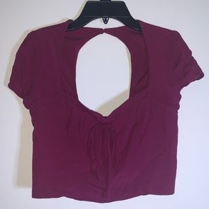 Small Forever 21 adorable purple blouse.